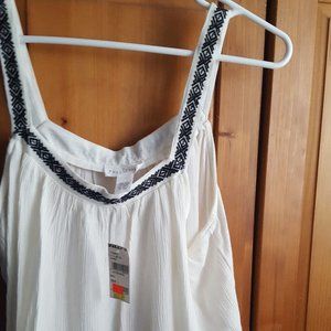 NEW Tilly's Full Tilt Summery Square Neck Top - Size L (juniors)